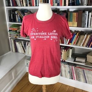 Italian Girl Graphic Tee